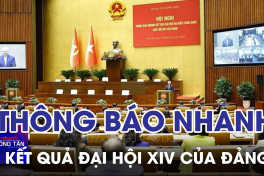 Đề cương thông báo nhanh kết quả Đại hội XIV của Đảng