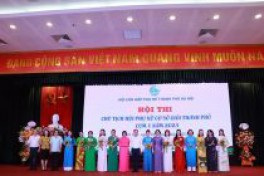 Quận Long Biên đoạt giải Nhất Hội thi Chủ tịch Hội Liên hiệp phụ nữ cơ sở giỏi Thành phố, Cụm 1, năm 2023