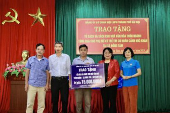 ĐẢNG UỶ CƠ QUAN HỘI LIÊN HIỆP PHỤ NỮ HÀ NỘI TRIỂN KHAI MÔ HÌNH DÂN VẬN KHÉO TẠI XÃ ĐỒNG TÂM, MỸ ĐỨC