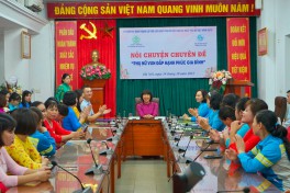 Nói chuyện chuyên đề “Phụ nữ vun đắp hạnh phúc gia đình”