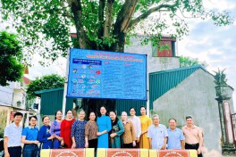 Hội LHPN Sơn Tây: Ra mắt mô hình di tích lịch sử tại Đình Phú Nhi