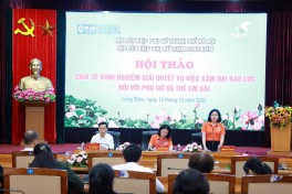 Quận Long Biên: Chia sẻ kinh nghiệm giải quyết vụ việc xâm hại, bạo lực đối với phụ nữ và trẻ em gái nơi công cộng