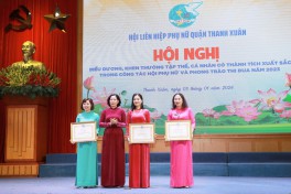 Hội LHPN quận Thanh Xuân hoàn thành xuất sắc các nhiệm vụ trọng tâm công tác năm 2023