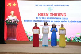 Hội LHPN huyện Đông Anh: Phát động 8 nội dung trọng tâm thi đua yêu nước năm 2024