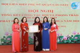 Hội LHPN quận Cầu Giấy: Tập trung xây dựng cơ sở Hội vững mạnh