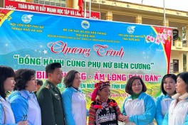 Hội LHPN Hà Nội thực hiện chương trình “Đồng hành cùng phụ nữ biên cương” tại huyện Mường Nhé, Điện Biên