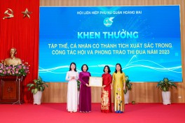 Phụ nữ Hoàng Mai đoàn kết, sáng tạo tăng cường ứng dụng công nghệ thông tin trong hoạt động Hội