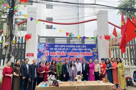 Hội LHPN phường Kim Liên, quận Đống Đa: Ra mắt công trình “Ngõ phố nở hoa