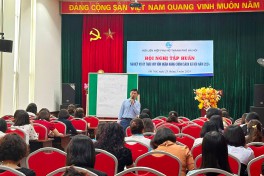 Hơn 100 cán bộ Hội phụ nữ được tập huấn nghiệp vụ ủy thác vay vốn ngân hàng