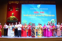 Quận Tây Hồ giành giải Nhất cuộc thi “Tìm hiểu kiến thức an toàn thực phẩm”