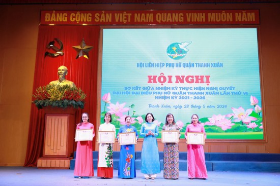 Hội LHPN quận Thanh Xuân: Hoàn thành 100% chỉ tiêu nửa đầu nhiệm kỳ 2021 - 2026