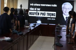 Cán bộ hội viên phụ nữ Thủ đô vô cùng thương tiếc Tổng bí thư Nguyễn Phú Trọng