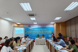 Hội thảo khoa học “Giải pháp nâng cao hiệu quả phương thức nắm bắt dư luận xã hội của Hội LHPN Việt Nam” Hội LHPN Hà Nội: Đổi mới phương thức và nâng cao chất lượng công tác nắm bắt tư tưởng, dư luận xã hội