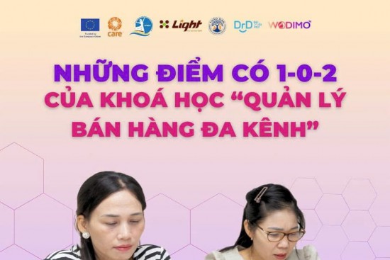 Khoá học "Quản lý bán hàng đa kênh" thuộc dự án Wodimo đã chính thức mở đơn đăng ký