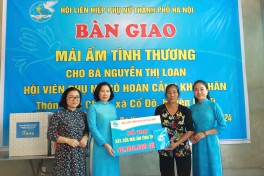 Mái ấm khang trang cho gia đình hội viên có hoàn cảnh khó khăn huyện Ba Vì