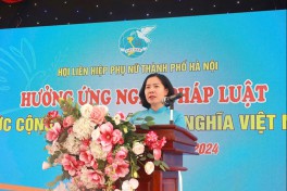 Hội LHPN TP Hà Nội phát động hưởng ứng ngày Pháp luật Việt Nam