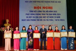 Hội Liên hiệp Phụ nữ Thành phố Hà Nội: Lấy ý kiến cán bộ, hội viên phụ nữ về danh sách đề nghị tặng danh hiệu “Chi hội Phụ nữ Thủ đô tiêu biểu” năm 2024