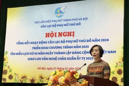 Nhiều hoạt động giáo dục truyền thống, lịch sử, văn hóa của phụ nữ Thủ đô năm 2024