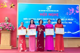 Phụ nữ Sóc Sơn góp phần xây dựng quê hương thêm giàu đẹp