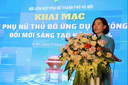 Khai mạc Ngày Phụ nữ Thủ đô ứng dụng công nghệ và đổi mới sáng tạo năm 2025