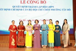 Kỳ họp lần thứ Nhất Ban chấp hành Hội LHPN phường Tây Hồ, nhiệm kỳ 2021-2026: Tăng cường đi cơ sở, nắm bắt từng khu vực để củng cố công tác Hội