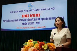 Hà Nội: Hoàn thành Đại hội đại biểu phụ nữ cấp xã trước ngày 30-9