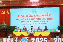 Đại hội Đại biểu Phụ nữ xã Phúc Thọ lần thứ I, nhiệm kỳ 2025-2030