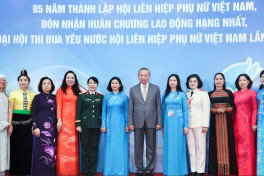Tổng Bí thư Tô Lâm dự Lễ kỷ niệm 95 năm thành lập Hội Liên hiệp Phụ nữ Việt Nam