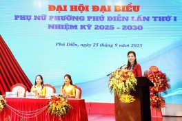Bà Đỗ Thị Kim Chi giữ chức Chủ tịch Hội Liên hiệp Phụ nữ phường Phú Diễn
