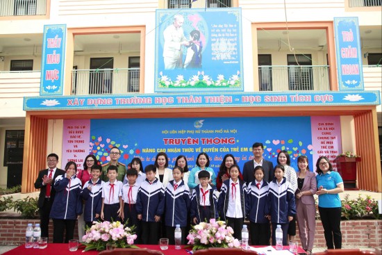 Hội LHPN Hà Nội lan tỏa thông điệp bảo vệ và trao quyền cho trẻ em gái