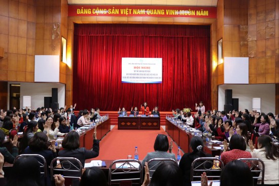 Hội LHPN Hà Nội tổ chức Hội nghị lấy ý kiến cử tri nơi công tác giới thiệu người ứng cử Đại biểu Quốc hội khóa XVI và Đại biểu HĐND Thành phố nhiệm kỳ 2026–2031