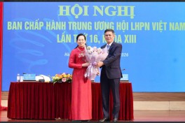 Bà Lê Thị Thủy được bầu làm Chủ tịch Hội Liên hiệp Phụ nữ Việt Nam