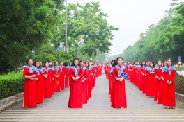 Rực rỡ sắc màu Phụ nữ Quốc Oai - mở màn Lễ hội chùa Thầy năm 2026