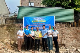 Khởi công xây dựng “Mái ấm tình thương” cho hội viên phụ nữ khó khăn tại xã Bất Bạt