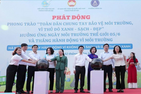Phụ nữ Thủ đô chung tay bảo vệ môi trường