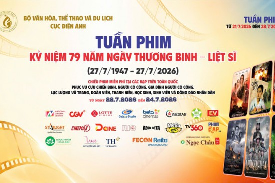 Tuần phim Kỷ niệm 79 năm Ngày Thương binh - Liệt sĩ trong phạm vi cả nước