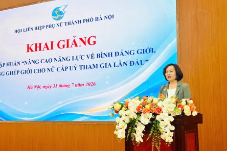 Tập huấn bình đẳng giới cho 250 nữ cấp ủy tham gia lần đầu