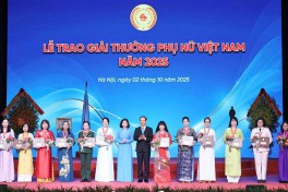 Dự kiến trao Giải thưởng Phụ nữ Việt Nam và Giải thưởng Nguyễn Thị Định vào ngày 16/10