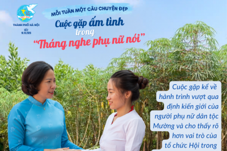 “Cuộc gặp ấm tình” trong “Tháng nghe phụ nữ nói”