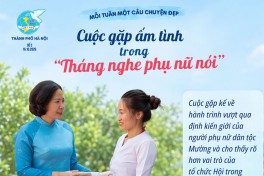 “Cuộc gặp ấm tình” trong “Tháng nghe phụ nữ nói”