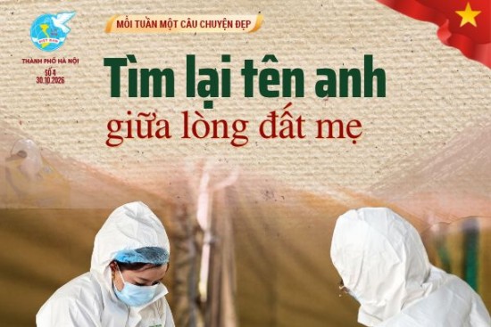 Tìm lại tên anh giữa lòng đất mẹ