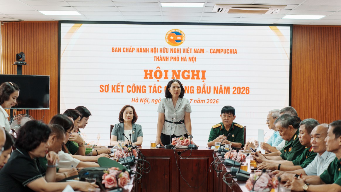 Hội Hữu nghị Việt Nam - Campuchia thành phố Hà Nội sơ kết hoạt động 6 tháng đầu năm