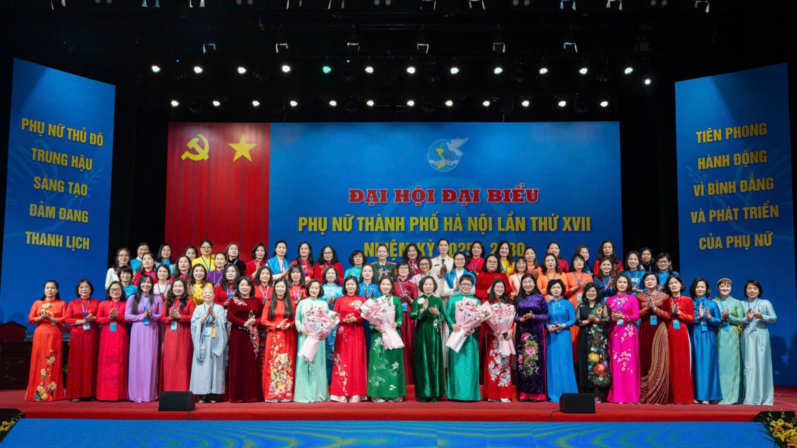 Đại hội đại biểu Phụ nữ thành phố Hà Nội lần thứ XVII, nhiệm kỳ 2025 - 2030