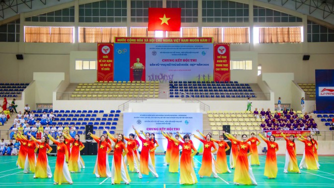 Chung kết Hội thi Dân vũ “Phụ nữ Thủ đô khỏe - đẹp” năm 2024